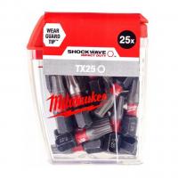 Бита Milwaukee 4932430880 Shockwave TX25 (25 шт.)