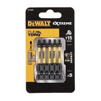 Биты DeWALT DT7394T EXTREME FlexTorq T15 57mm (5 шт)