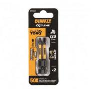 Биты DeWALT DT70533T EXTREME FlexTorq Tx20 57mm (2 шт)