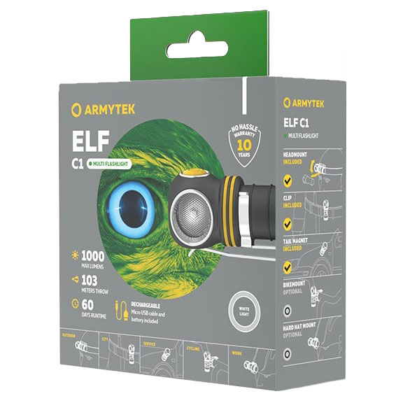 Фонарь Armytek Elf C1 Micro-USB White