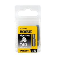 Биты DeWALT DT7373 IMPACT ударные Tx40 25mm (5 шт)