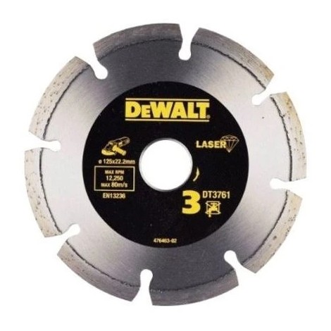 Диск алмазный DeWALT DT3761 Ø125 мм для болгарки по граниту