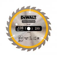 Диск пильный DeWALT DT1947 ø136mm по дереву с гвоздями