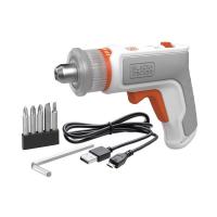 Аккумуляторная отвертка BLACK+DECKER BCRTA01 USB HexDriver
