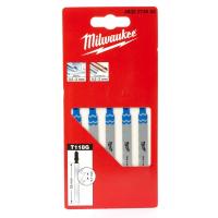 Пилка для лобзика Milwaukee 4932274652 T118G по металлу (5 шт.)