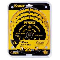 Комплект дисков DeWALT DT10399 EXTREME ø190mm 24T (3 шт.)