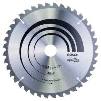 Пильный диск Bosch 2608640435 Ø254mm OptilineWood