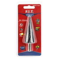 Сверло ступенчатое P.I.T. AMED17-0432 Ø4-32mm