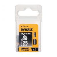 Биты DeWALT DT7382T IMPACT Torsion ударные Tx25 25mm (5 шт)