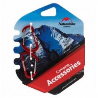 Карабин Naturehike NH15A004-H красный (2 шт.)