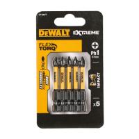 Биты DeWALT DT7997T EXTREME FlexTorq PH1 57mm (5 шт)