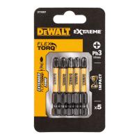 Биты DeWALT DT7999T EXTREME FlexTorq PH3 57mm (5 шт)