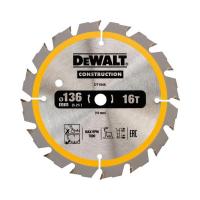 Диск пильный DeWALT DT1946 ø136mm по дереву с гвоздями