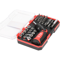 Отвертка-битодержатель P.I.T. HSDR04-0046 с набором насадок (46 шт.)