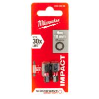 Бита Milwaukee 4932430899 Shockwave HEX10 (2 шт.)