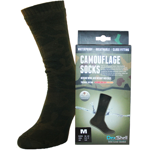 Носки мембранные DexShell Camouflage Sock DS736
