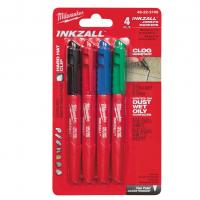 Комплект маркеров MILWAUKEE 48223106 FINE POINT SET (4 PCS.)
