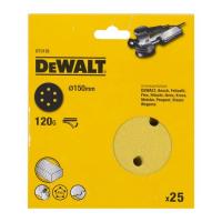 Набор шлифкругов DeWALT DT3135 120G ø150mm (25 шт.)