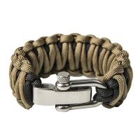Браслет из паракорда EDCX Double Cobra Black and Coyote brown