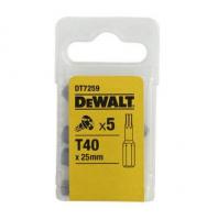 Биты DeWALT DT7259 T40 x 25mm (5 шт.)