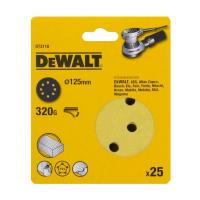 Набор шлифкругов DeWALT DT3118 320G ø125mm (25 шт.)