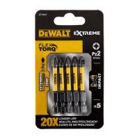 Биты DeWALT DT7391T EXTREME FlexTorq PZ2 57mm (5 шт)