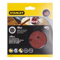 Набор шлифкругов Stanley STA32177 40G ø125mm