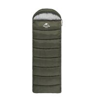 Спальный мешок Naturehike U Series Двойной хлопок осень-зима хаки зелёный U350S, молния слева, 6927595764329L