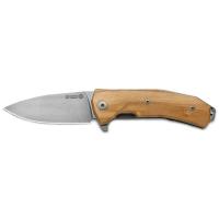 Нож LionSteel KUR UL Olive StoneWash