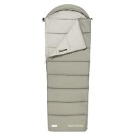 Спальный мешок Naturehike CNK2350WS023 MS300 с капюшоном, зеленый, молния справа