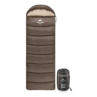 Спальный мешок Naturehike U Series Двойной хлопок осень-зима коричневый U350, 6927595767221 (молния справа)