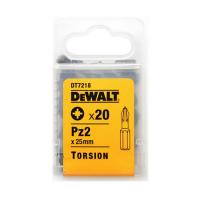 Биты DeWALT DT7218 PZ2 x 25mm (20 шт.)