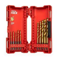Набор сверл Milwaukee 4932493865 RedHEX HSS-TiN IMPACT 3-10 мм (10 шт.)