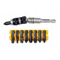 Шарнирный держатель бит DeWALT DT70518 IMPACT с набором бит