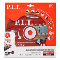 Алмазный диск P.I.T. ACTW02-G230 Ø230mm по бетону и тротуарной плитке