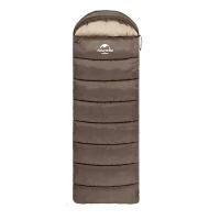 Спальный мешок Naturehike U Series двойной хлопок осень-зима коричневый U250S, молния слева, 6927595769294L