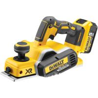 Рубанок аккумуляторный DeWALT DCP580P2 XR 18V