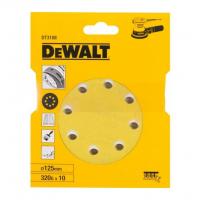Набор шлифкругов DeWALT DT3108 125mm 320G (10 шт.)