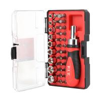 Отвертка-битодержатель P.I.T. HSDR04-0034 с набором насадок (34 шт.)