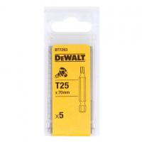 Биты DeWALT DT7293 T25 x 70mm (5 шт.)