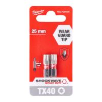 Бита Milwaukee 4932430888 Shockwave TX40 (2 шт.)