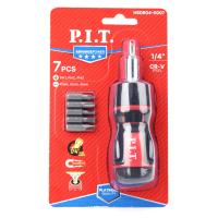 Отвертка-битодержатель P.I.T. HSDR04-0007 с набором насадок (7 шт.)