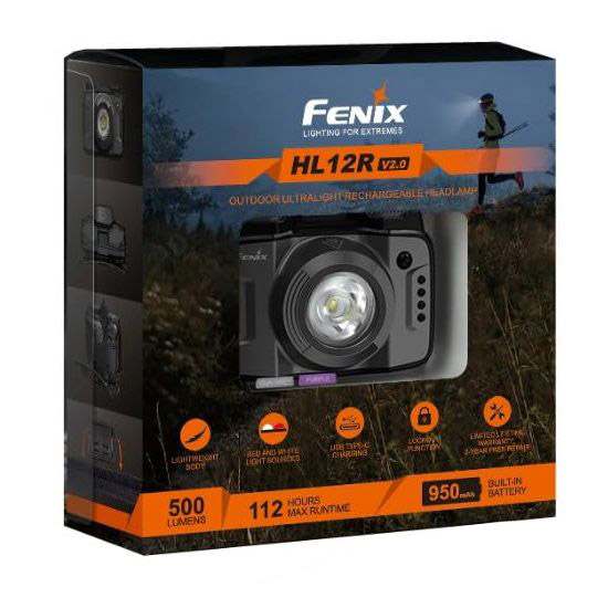 Фонарь Fenix HL12R V2.0 серый