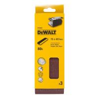 Шлифлента DeWALT DT3642 75x457mm 80G (3 шт.)