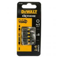 Биты DeWALT DT7386T EXTREME FlexTorq PZ1 25mm (5 шт)