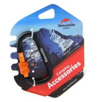 Карабин с муфтой Naturehike NH15A008-D D-Type 8cm чёрный