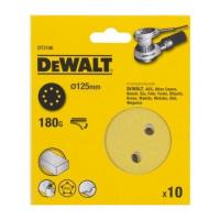 Набор шлифкругов DeWALT DT3106 125mm 180G (10 шт.)