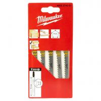 Пилка для лобзика Milwaukee 4932274351 T101D по дереву (5 шт.)