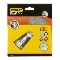Алмазный диск Stanley FatMax STA38107 Ø125 мм для болгарки по бетону