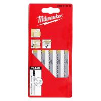 Пилка для лобзика Milwaukee 4932213116 T144D по дереву (5 шт.)